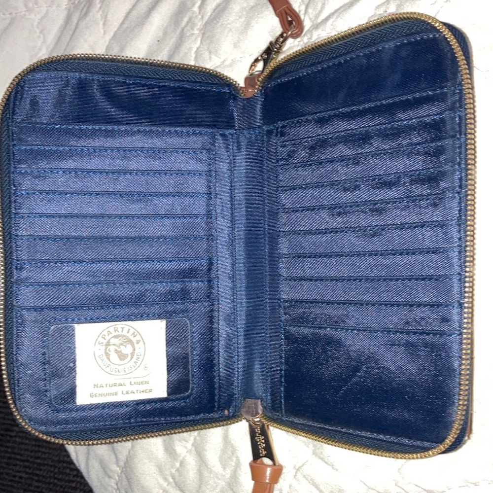 Floral Paisley Spartina wallet